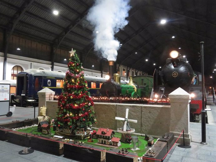 El Museo del Ferrocarril celebra la Navidad con actividades para toda la familia