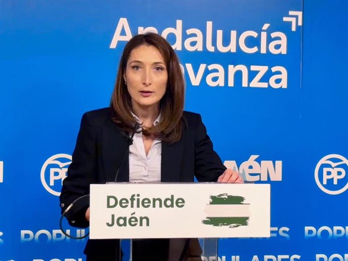 La portavoz del PP en el Ayuntamiento de Jaén, Mónica Moreno.