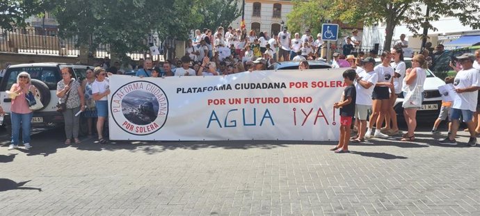 Archivo - Una de las protestas impuladas por la Plataforma Ciudadana por Solera.