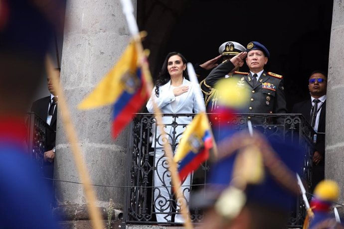 Archivo - La vicepresidenta de Ecuador, Verónica Abad (archivo)