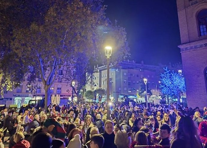 Carrozas de Papa Noel en El Puerto.