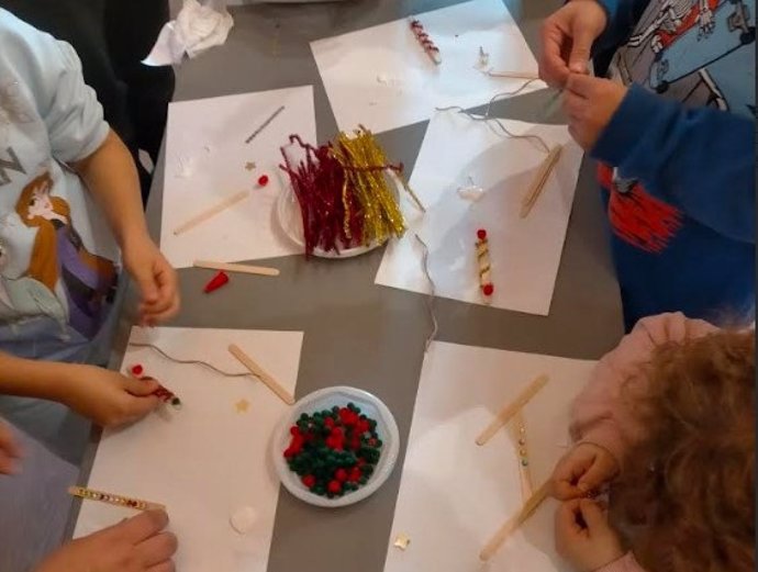 Actividades en los centros de acogida dentro del programa Vacacionantes.