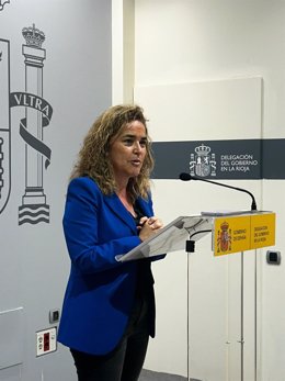 Archivo - La delegada del Gobierno en La Rioja, Beatriz Arraiz