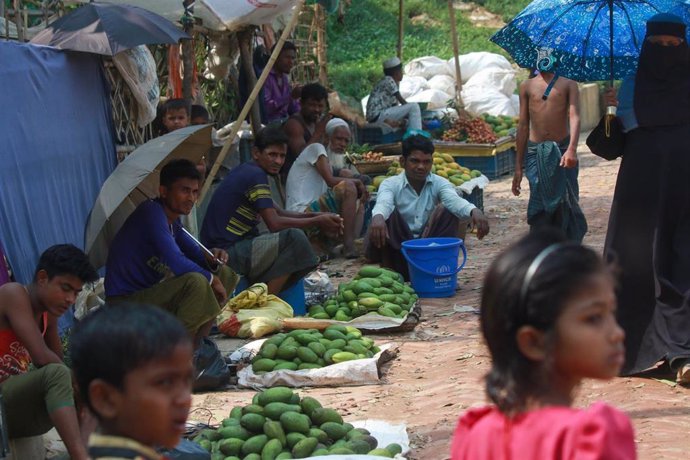 Archivo - Imagen de archivo de refugiados royingyas 