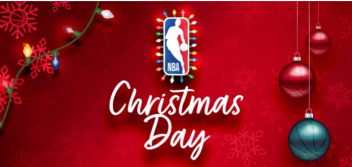 Archivo - Logo del Día de Navidad de la NBA