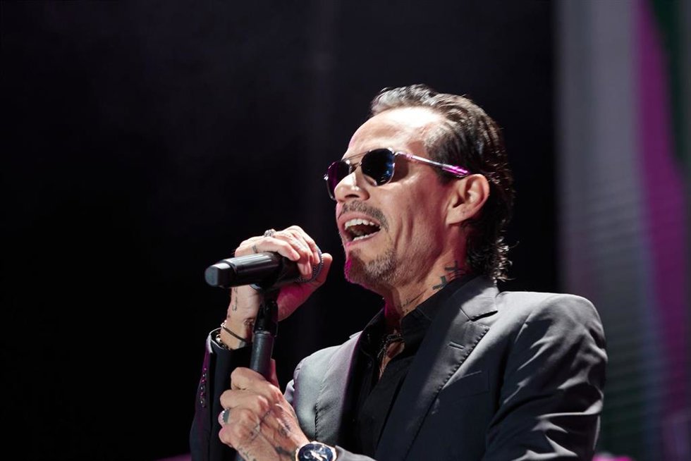 Archivo - El cantante Marc Anthony durante un concierto en el Navarra Arena, a 2 de junio de 2024, en Pamplona