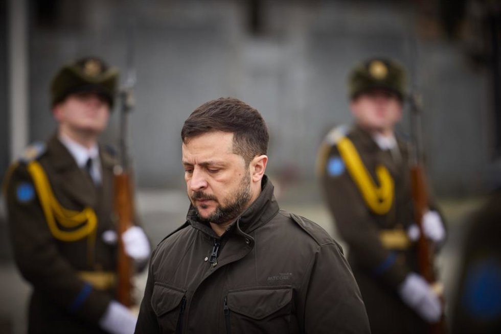 Volodimir Zelenski, presidente de Ucrania.
