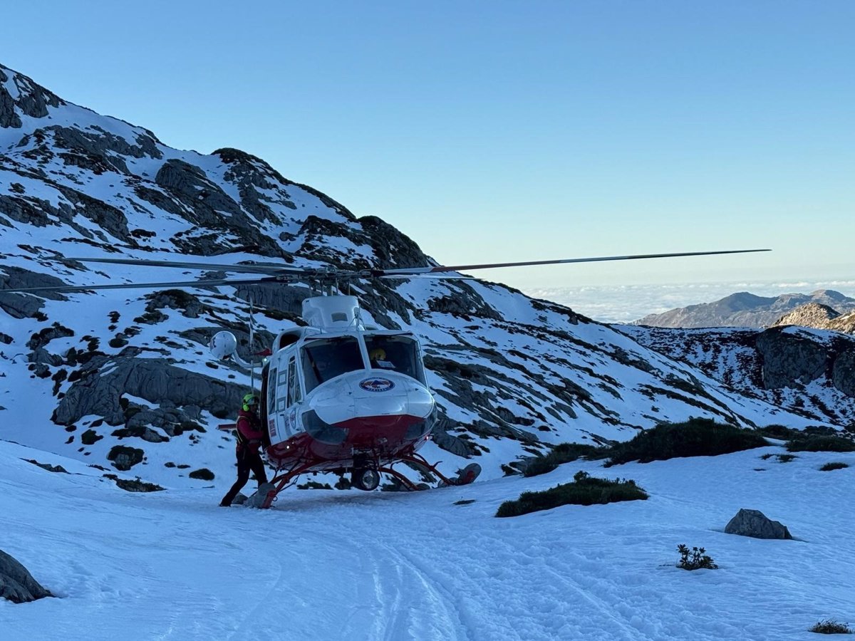 Se reanuda la búsqueda del montañero perdido desde hace ya tres días en Picos de Europa