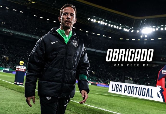 El exfutbolista y entrenador Joao Pereira, en su etapa como técnico del Sporting CP.
