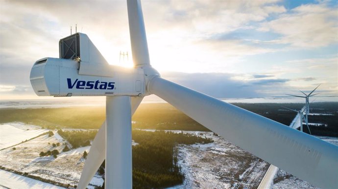 Archivo - Aerogenerador de Vestas