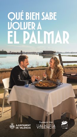 VALÈNCIA LANZA LA CAMPAÑA 'QUÉ BIEN SABE VOLVER A EL PALMAR' PARA ANIMAR A VISITAR LA ZONA