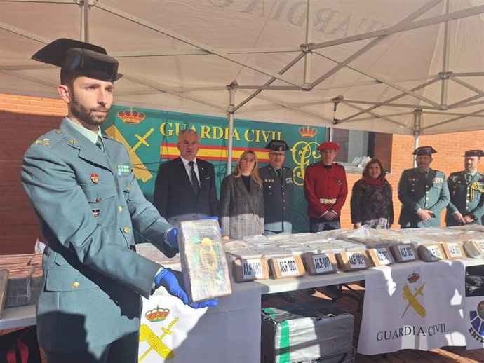 Los delegados del Gobierno en Cantabria y Castilla y León, Eugenia Gómez de Diego y Nicanor Ser, han presentado este jueves los resultados de la operación 'ERGU' en una rueda de prensa en Salamanca