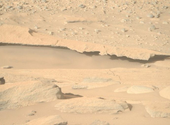 El rover Mars Perseverance de la NASA adquirió esta imagen utilizando su cámara Right Mastcam-Z.