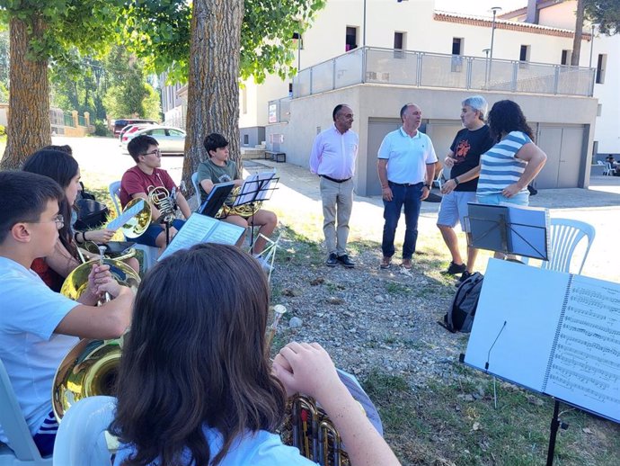 Actividad en la Colonia Polster, el albergue que tiene la Diputación de Teruel en la Virgen de la Vega de Alcalá de la Selva