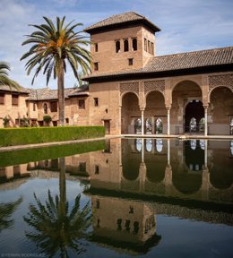 Archivo - Palacio del Partal, en la Alhambra.