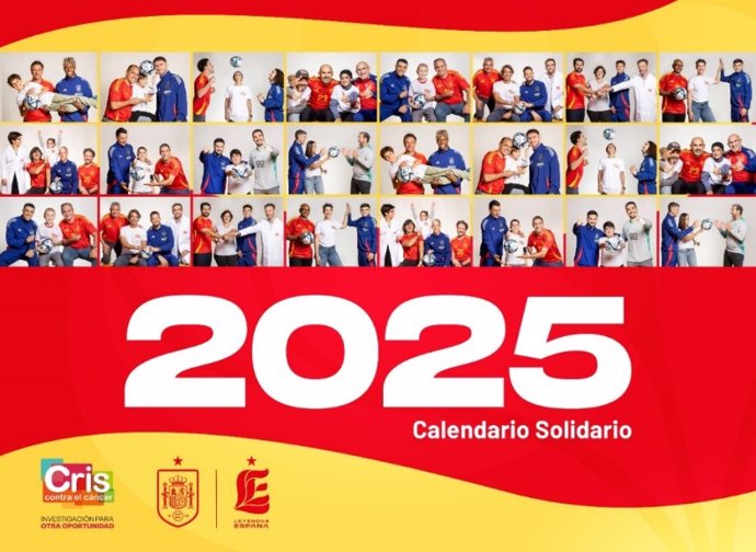 Calendario solidario 2025 de la Fundación CRIS.