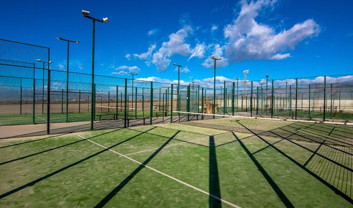 Pista deportiva en una imagen de archivo