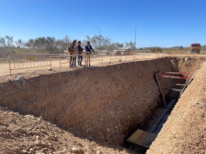 Archivo - Iniciadas las obras reparación y habilitación del colector de aguas fecales del Polígono La Armentera de Monzón