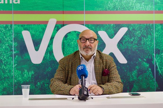 Archivo - El parlamentario andaluz de Vox por Córdoba, Alejandro Hernández.