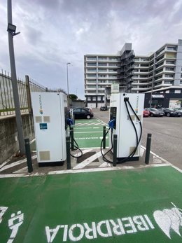 Nuevos puntos de Iberdrola para recarga de vehículos eléctricos en Jerez.