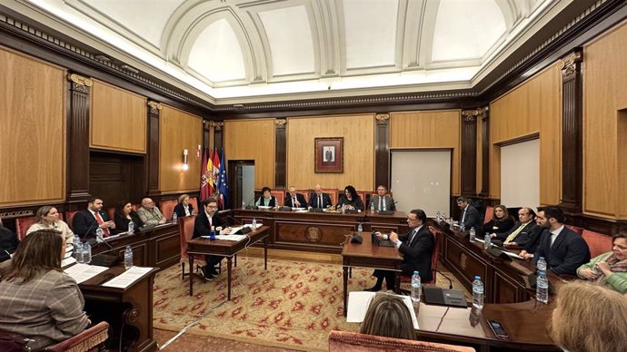 Pleno del Ayuntamiento de León celebrado este viernes.