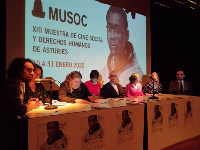 Presentación del Musoc en la Biblioteca de Asturias.