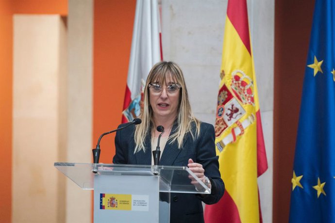 Archivo - La delegada del Gobierno en Cantabria, Eugenia Gómez de Diego