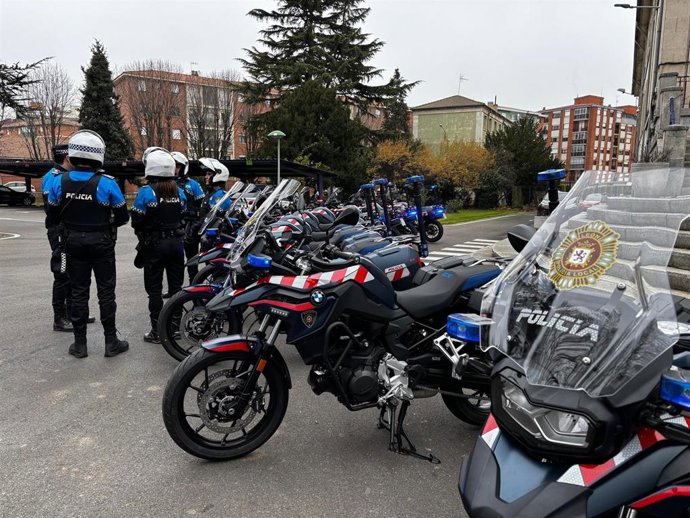 Nuevas motos adquiridas por la Policía Local de León