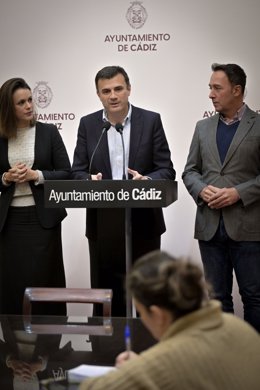 Bruno García en rueda de prensa.