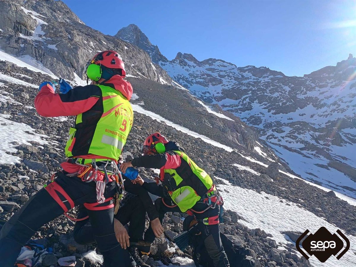 El montañero desaparecido fue localizado gracias a sus gritos de auxilio