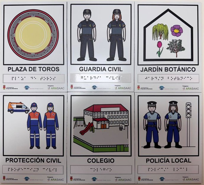 Arroyo (Valladolid) instalará 280 pictogramas inclusivos en edificios y espacios públicos, bares y comercios .