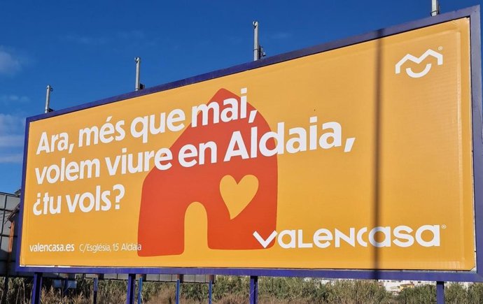 "Ahora Más Que Nunca Queremos Vivir En Aldaia", El Eslogan De Una Inmobiliaria Que Apela Al Arraigo Tras La Dana
