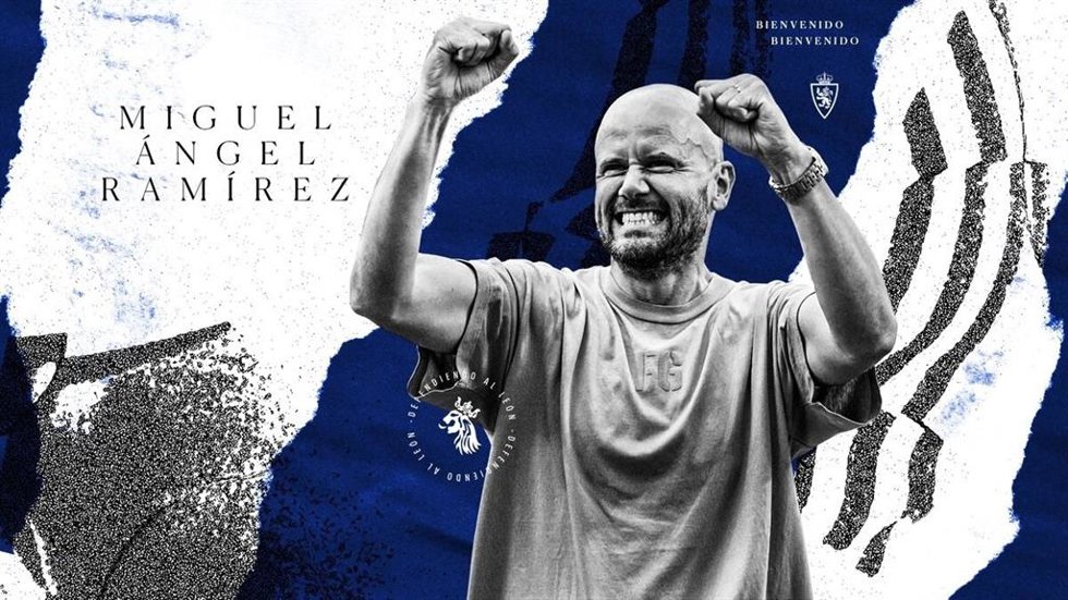 El técnico canario Miguel Ángel Ramírez, nuevo entrenador del Real Zaragoza.