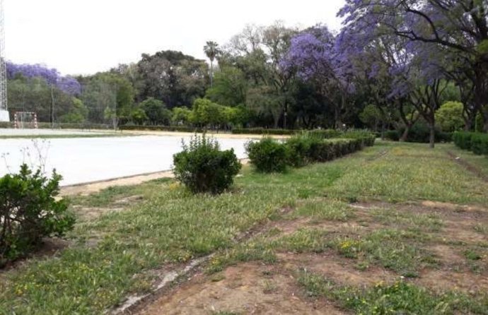 Zonza del Parque de los Príncipes donde la Gerencia de Urbanismo quiere hacer una nueva zona deportiva.