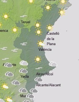 La Comunitat arranca el sábado con intervalos nubosos y bancos de niebla en la mitad sur