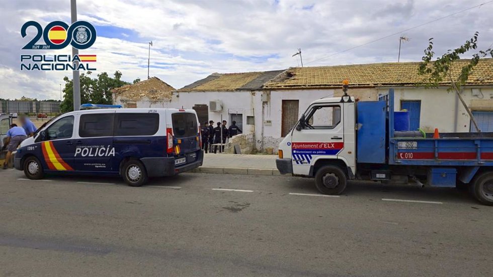 Desmantelan un punto negro de venta de sustancias estupefacientes en Elche