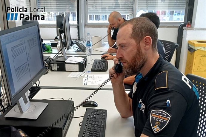 Agentes de la Policía Local de Palma. Recurso. Archivo.
