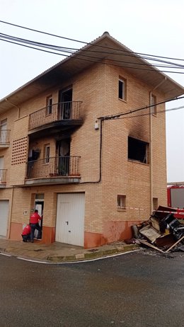 Edificio en el que se ha producido la explosión.