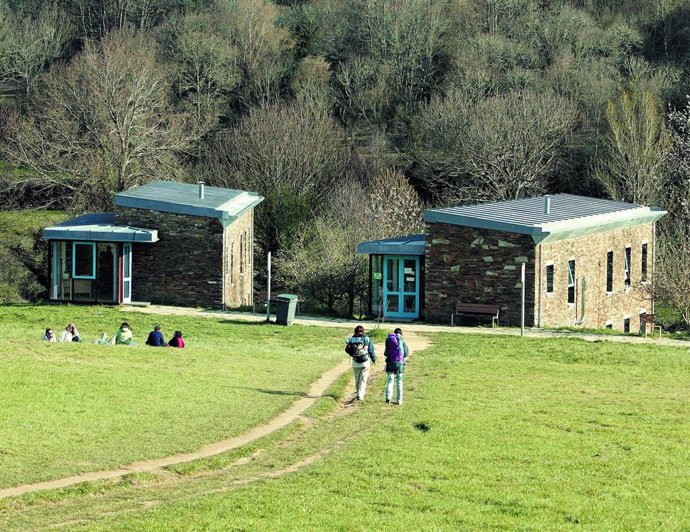 Albergue de la red pública de albergues de Galicia.