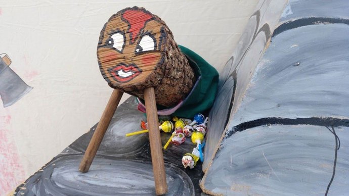 Archivo - La tradicional Tronca de Navidad.