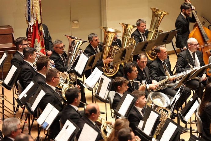 Archivo - Imagen de archivo del Certamen de Bandas de la Diputació de Valencia.