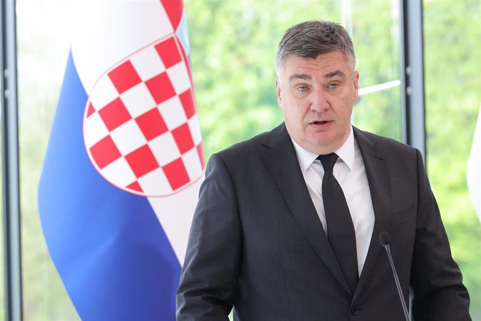 Archivo - El presidente de Croacia, Zoran Milanovic 