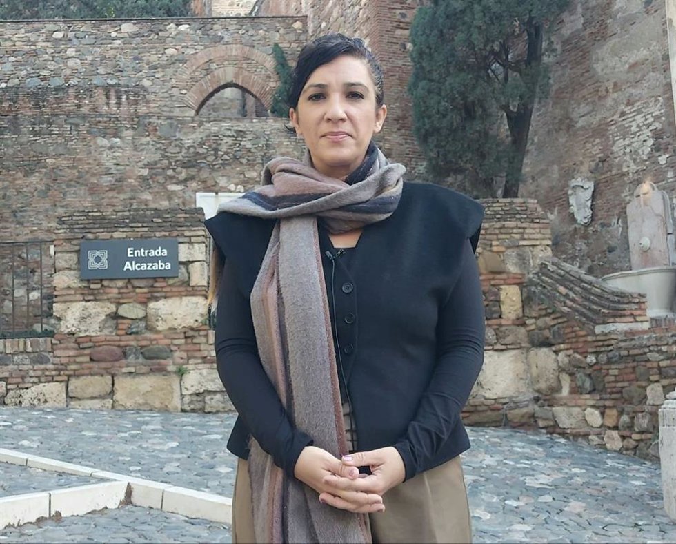 La portavoz del grupo municipal Con Málaga, la confluencia de Izquierda Unida, Podemos, Verdes Equo, Más País, Alianza Verde e Iniciativa del Pueblo Andaluz, Toni Morillas