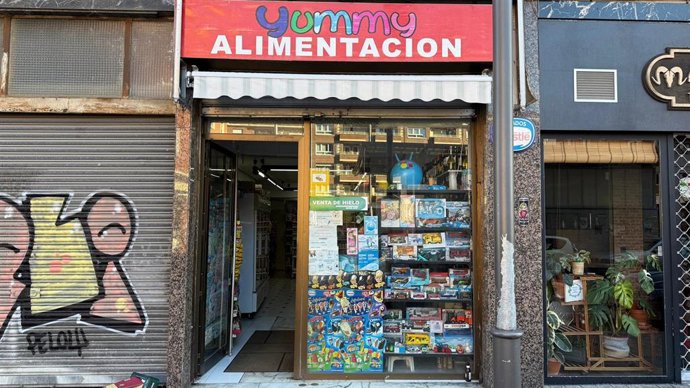Comercio de Arrigorriaga (Bizkaia) donde fue agredido un comerciante por parte de al menos tres invididuos