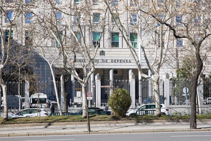 Archivo - Fachada del Ministerio de Defensa en Madrid, a 19 de febrero de 2024, en Madrid (España).