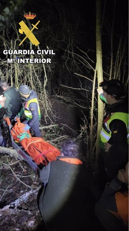 Rescate de los cuerpos en Burgos