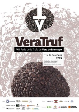 Cartel de la edición de 2025 de Veratruf, la feria de la trufa de Vera de Moncayo.
