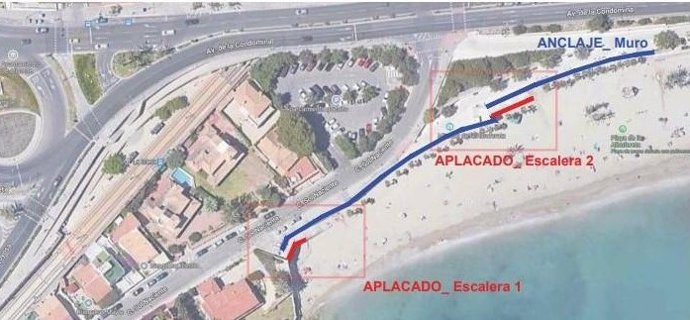 El Ayuntamiento adjudica la reforma del muro de la Playa de la Albufereta por 290.000 euros