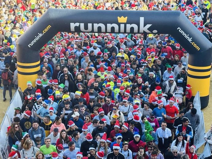 Imagen de la San Silvestre 2024 este sábado.
