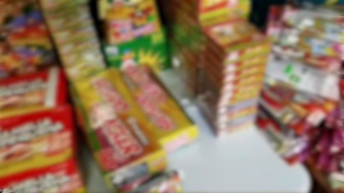 Material pirotécnico intervenido.